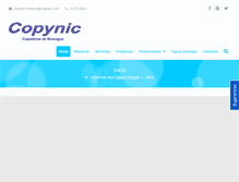 Tablet Screenshot of copynic.com